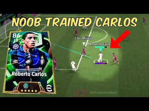 Видео: Нуб тренировал Low Screamer Роберто Карлоса в efootball2026