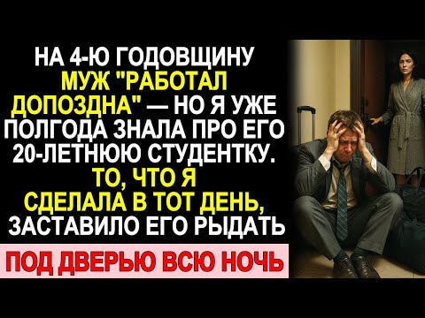 Видео: На 4-ю Годовщину Муж Работал Допоздна — Но Я Полгода Знала Про Его Любовницу. То, Что Я Сделала...