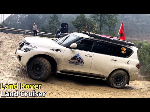 Видео: Команда первоклассных гонщиков по бездорожью! Land Cruiser против Nissan Patrol! #offroad #Toyota
