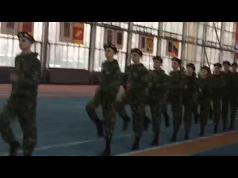 Видео: Авангард. Смотр строя и песни "Марш Победителям"