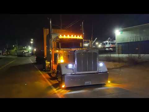 Видео: July 24, 2024 доставка в соседний штат Орегон на классике ￼Peterbilt 389 C15 Cat￼