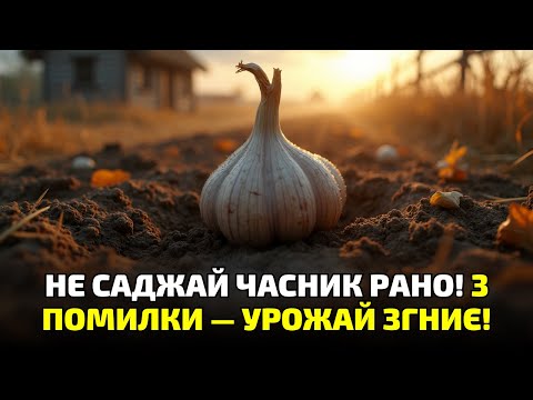 Видео: Не сип попелу під часник! Шокуюча правда, чому врожай зникає просто в землі!