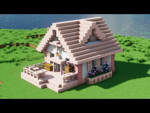 Видео: Стартовый домик из вишни в майнкрафте !