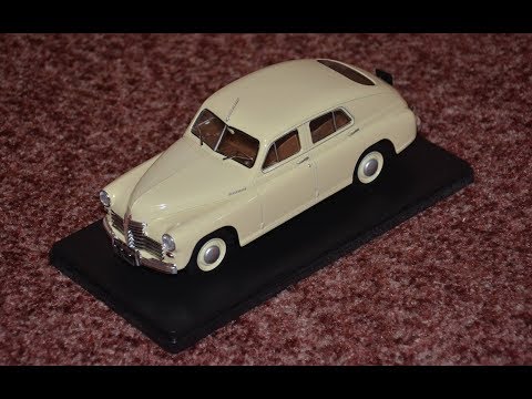 Видео: ГАЗ М-20 ПОБЕДА 1:24 легендарные советские автомобили #3 Hachette/Model of the car GAZ M-20