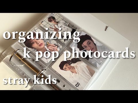 Видео: реорганизация карт | stray kids | reorganizing k pop photocards