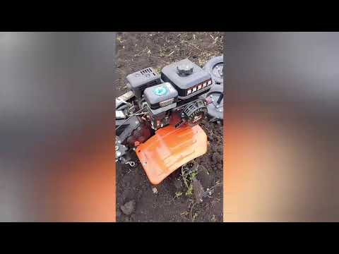 Видео: Мотоблок Калуга м патриот 7....первый запуск в работу...