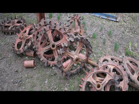 Видео: Каток ККШ-6 , відновлення робочих коліс