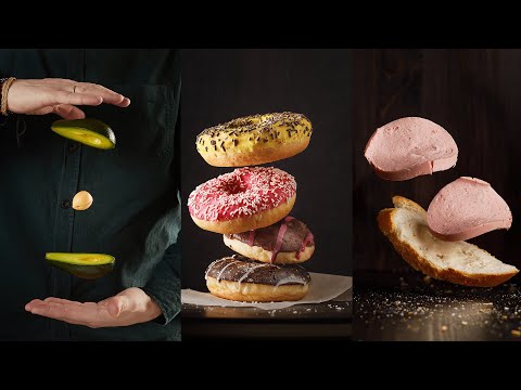 Видео: КАК СФОТОГРАФИРОВАТЬ ФУД ЛЕВИТАЦИЮ/ FOOD PHOTO LEVITATION