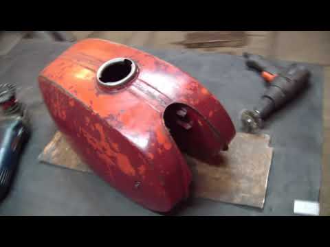 Видео: Jawa 350.634.7 Подготовка к покраске