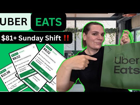 Видео: Сколько я заработал, доставляя UberEats в воскресенье утром в Брисбене, Австралия 🇦🇺