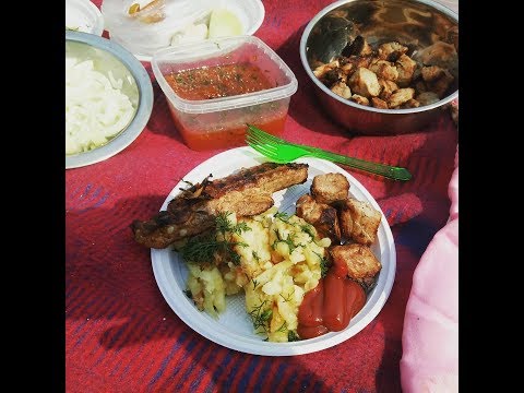 Видео: Дальнобой по ДВ. Шашлыки на озере. Май 2018г.