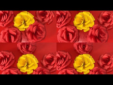 Видео: ҚАҒАЗДАН ОҢАЙ РОЗА ГҮЛІН ЖАСАУ🌹PAPER FLOWERS 🌹