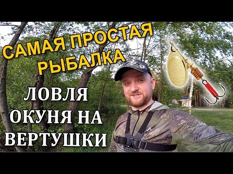 Видео: САМАЯ ПРОСТАЯ РЫБАЛКА - ЛОВЛЯ ОКУНЯ НА ВЕРТУШКУ! Рыбалка на окуня 2019! Окунь на блесну