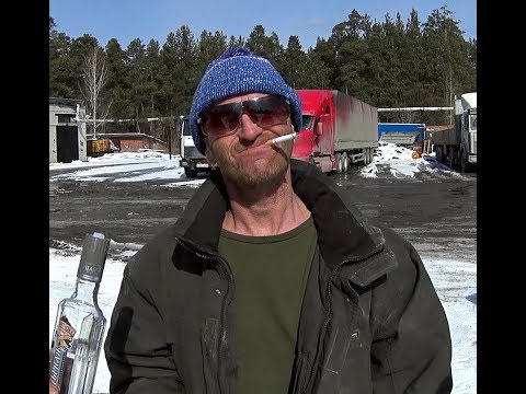 Видео: один день с бомжами/Прогулка с Рыжим и Бульдогом 1серия (18+)