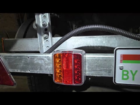 Видео: Как правильно подключить фонари LEDWORKER TRL003  LED на лодочном прицепе за 15 минут!