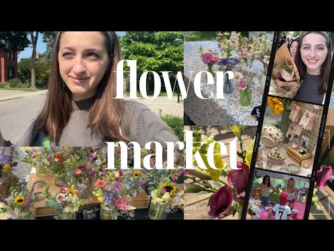 Видео: Vlog: Flowers market и не только 🌸/ Цветочный рынок влог