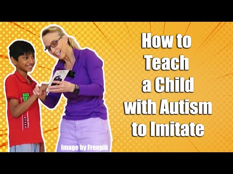 Видео: Как научить ребёнка с аутизмом имитировать простые действия: Детская физиотерапия №7