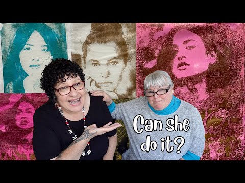 Видео: Как легко перенести изображение с помощью принтера Gelli Print