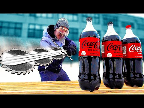 Видео: МЕЧ ИЗ ПИЛ ПРОТИВ КОКА КОЛЫ