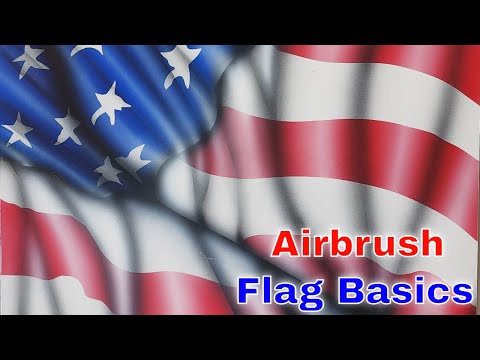 Видео: Аэрография флага — основные приемы и советы