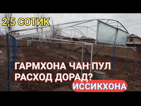 Видео: ГАРМХОНА (ТЕПЛИЦА) ЧАН ПУЛ РАСХОД ДОШТА БОШАД? ИССИКХОНА КУРИШ