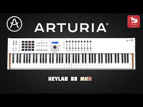 Видео: MIDI клавиатура ARTURIA KeyLab 88 MKII