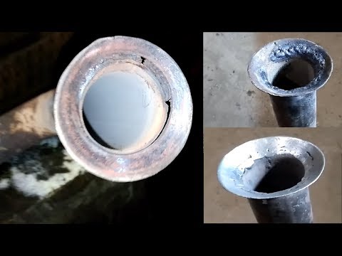 Видео: Ремонт соединения выхлопной трубы Рено Логан Электросварка