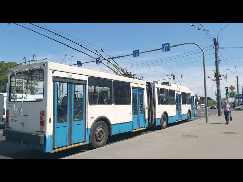 Видео: Троллейбус, маршрут №48 в парк ВМЗ-6215 б.1130 (09.06.2021) Санкт-Петербург