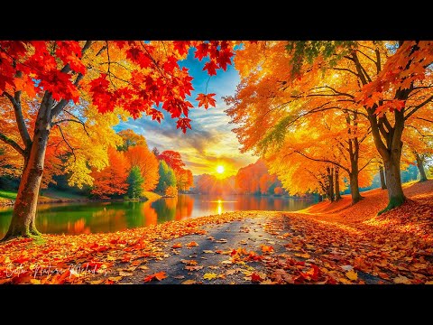 Видео: Музыкальная терапия 🍂 Потрясающие осенние видео с фортепианной музыкой и пением птиц для расслаблен