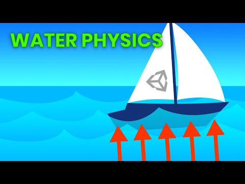 Видео: Как настроить динамическую физику воды и движение лодки в Unity | Учебное пособие по плавучести с...