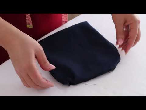 Видео: Арнайы жұмыс киімінің ұсақ бөлшектерін өңдеу. Жапсырма қалта дайындау.