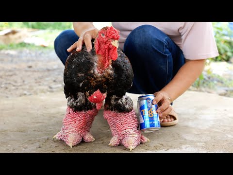 Видео: Вьетнамская уличная еда - ₽225,700 Годзилла Монстр Курица Сайгон Вьетнам