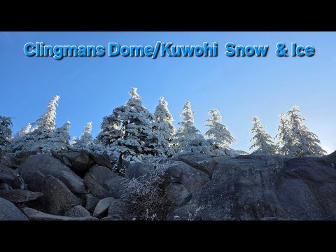 Видео: Осенью и зимой через 20 миль — Клингманс-Доум/Кувохи, снег и лёд