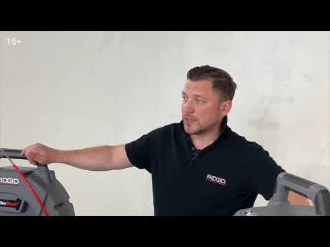Видео: Обзор и демонстрация прочистных машин RIDGID FlexShaft для прочистки трубопроводов.