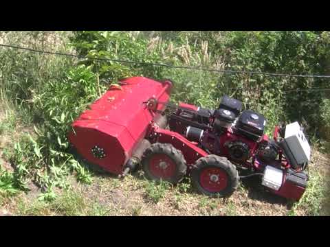 Видео: Косилка на радиоуправлении (самоделка)