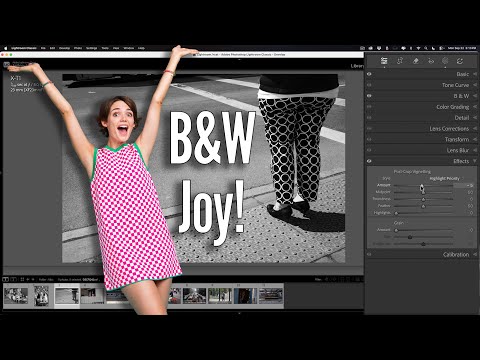 Видео: Кнопка «Ч/Б» или профиль «Ч/Б»? Что лучше в Lightroom?