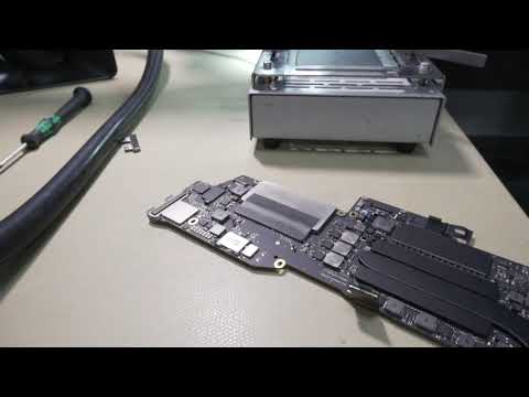 Видео: MacBook Pro 13" A1708 USB-C port replacement/замена порта
