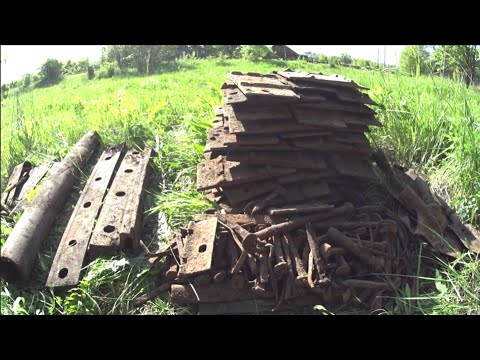 Видео: 600 КГ "ЗАПРЕЩЁННОГО" ЖД МЕТАЛЛА! ЗДЕСЬ ЗАКОПАЛИ МЕТАЛЛ ПОСЛЕ РЕМОНТА ПУТЕЙ!