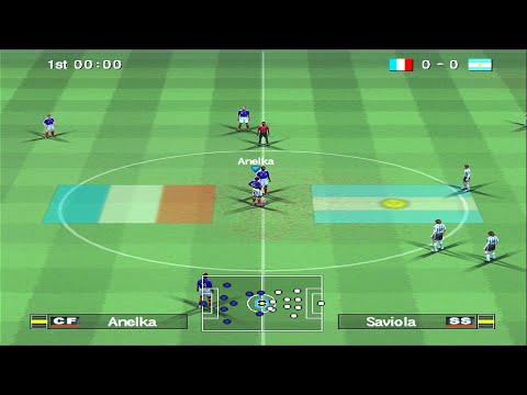 Видео: Pro Evolution Soccer 6 — Франция против Аргентины | PS2