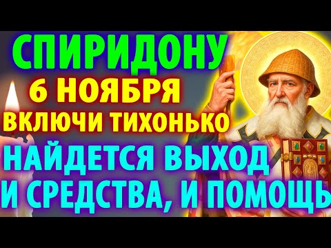 Видео: 4 ноября СПИРИДОНУ ПОМОЛИСЬ И ПОШЛЕТ ТЕБЕ И ДОСТАТОК, И ПОМОЩЬ! Молитва Спиридону Тримифунтскому