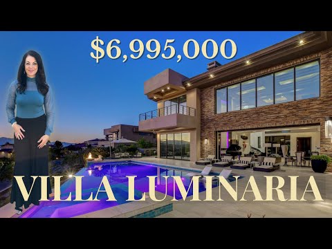 Видео: Внутри виллы Luminaria — захватывающего дух особняка стоимостью 7 миллионов долларов в Севен-Хилл...