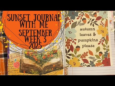 Видео: «Дневник заката со мной» ~ Тетрадь для сочинения, сентябрь, неделя 3