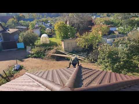 Видео: Монтаж кровли металлочерепица!