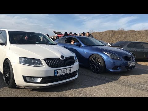 Видео: ВОЛОСЫ ДЫБОМ. Skoda Octavia против Быстрых Японцев
