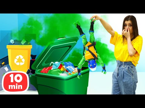 Видео: Куда исчезли Донателло и Рокстеди? Сборник видео для детей про игрушки Черепашки Ниндзя