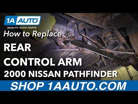 Видео: Как заменить задний нижний рычаг подвески Nissan Pathfinder 97-04