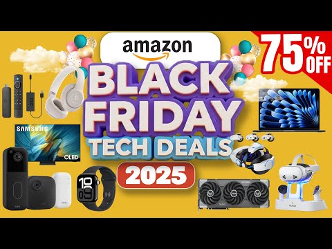 Видео: 20 ранних скидок на технику от Amazon в Черную пятницу — сэкономьте 65% прямо сейчас!