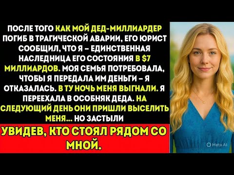 Видео: После смерти моего деда-миллиардера я унаследовала 7 миллиардов долларов. Мои родители потребовали