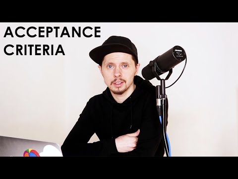 Видео: Acceptance Criteria / Критерии приемки в Scrum