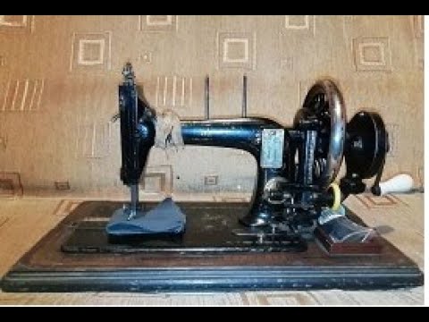 Видео: Старинная швейная машинка Seidel Naumann.Намотка нити на шпульку